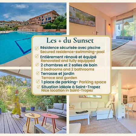 Sunset-apartment St-tropez-swimming Pool-parking *
